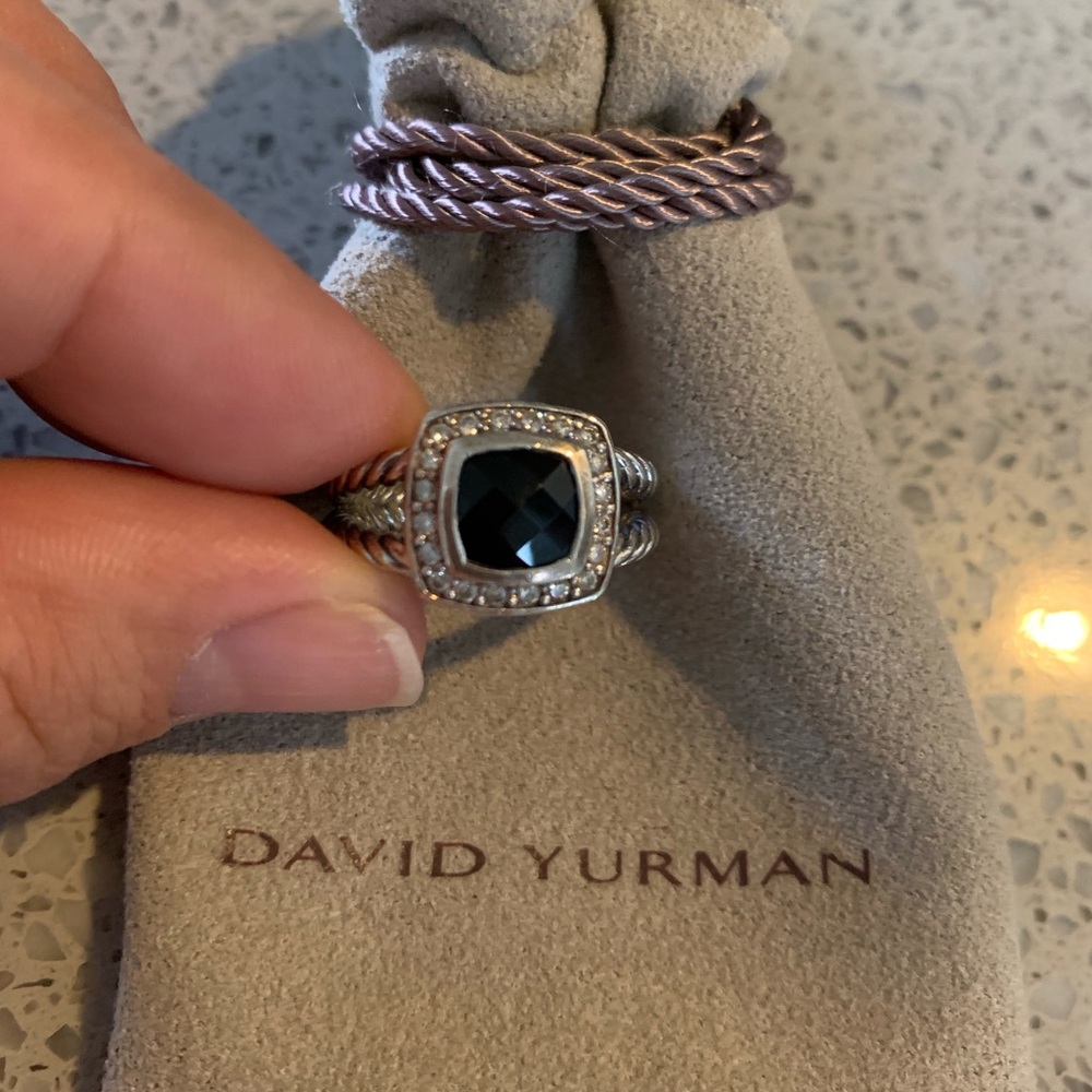 David Yurman Black Onyx Ring - Picture 3 of 5